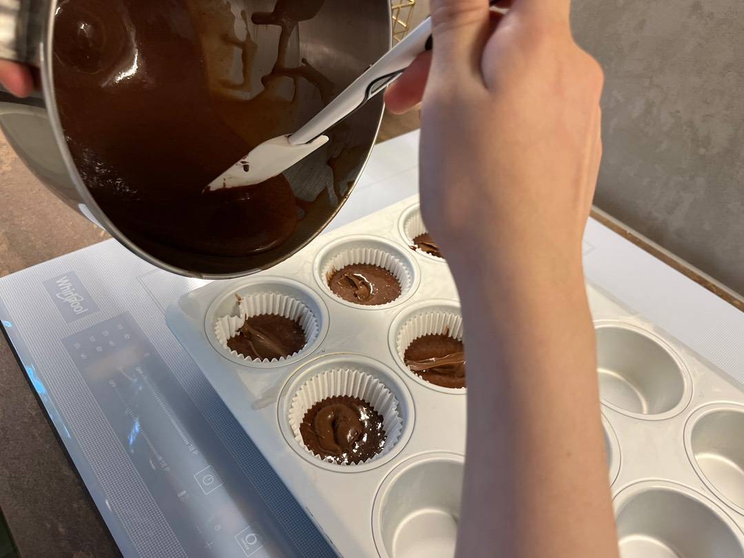 Luci Nutellás muffinja recept – 4. lépés