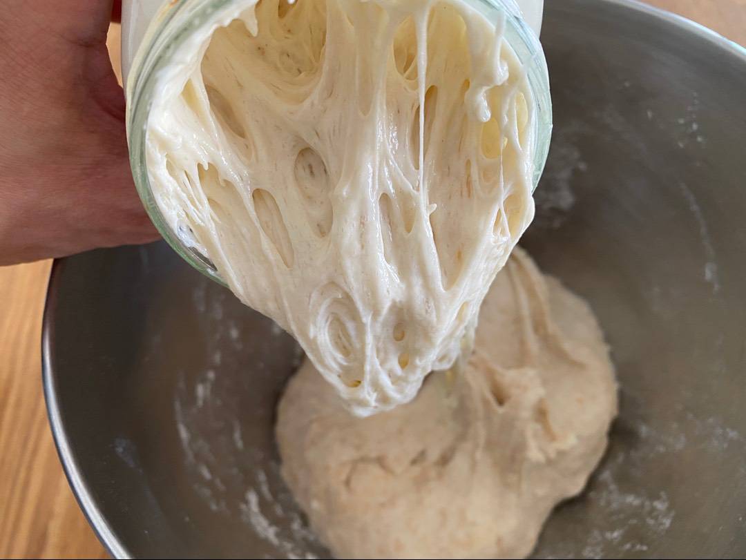 Kovászos formakenyér recept – 6. lépés