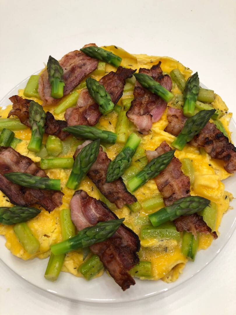 Tavaszi spárgás omlett recept – 7. lépés