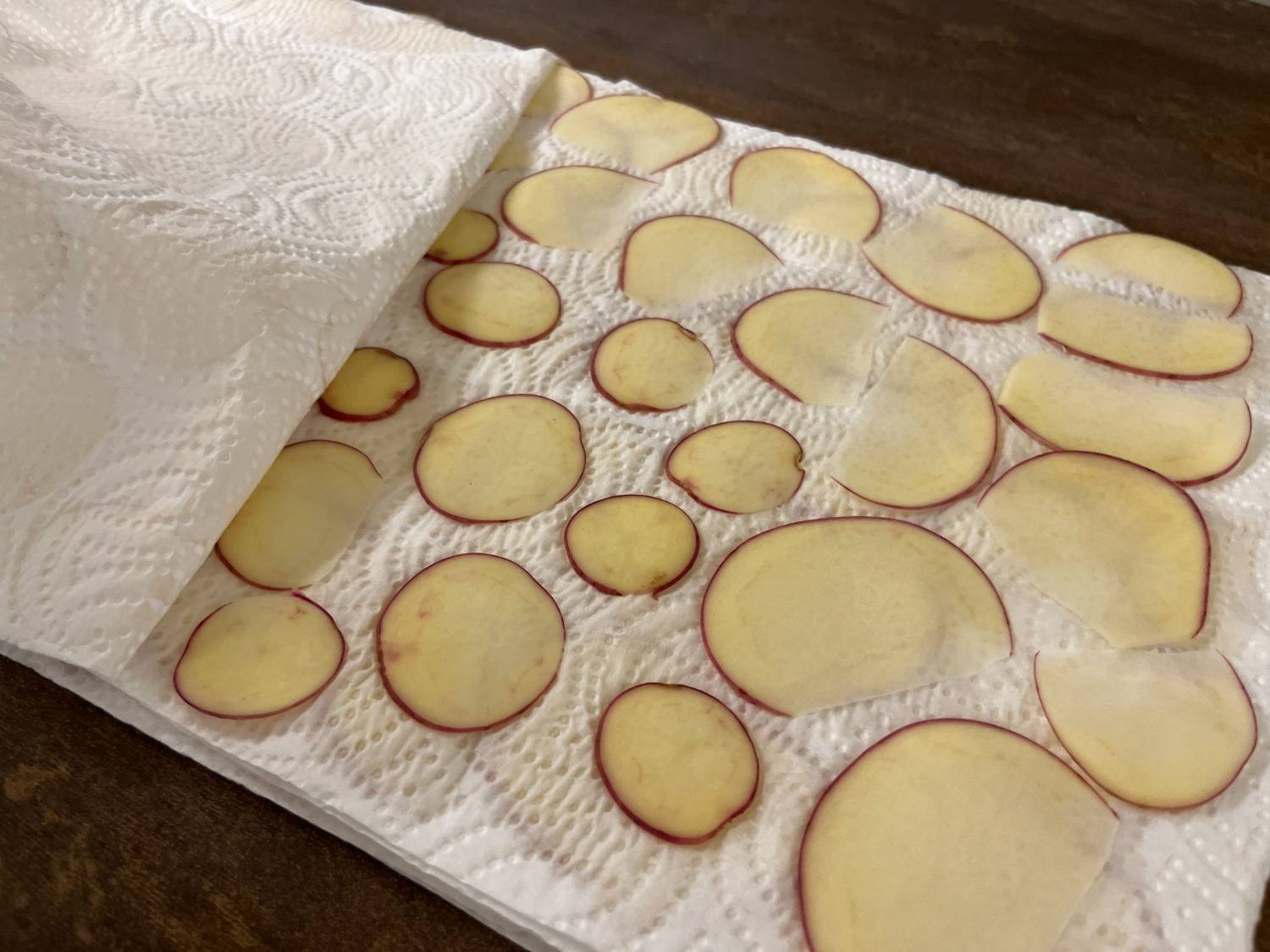 A tökéletes burgonya chips recept – 2. lépés