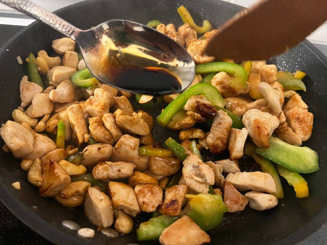 Ázsiai kesudiós csirke recept – 6. lépés