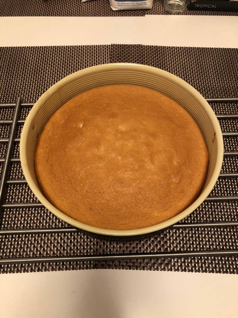 Piskóta nutellás mascarpone krémmel és málnával recept – 6. lépés