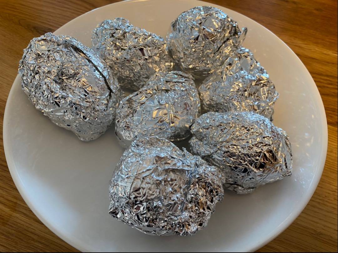 Héjában sült krumpli recept – 3. lépés