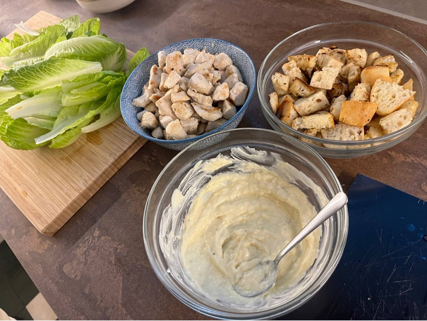 Caesar saláta újragondolva recept – 3. lépés