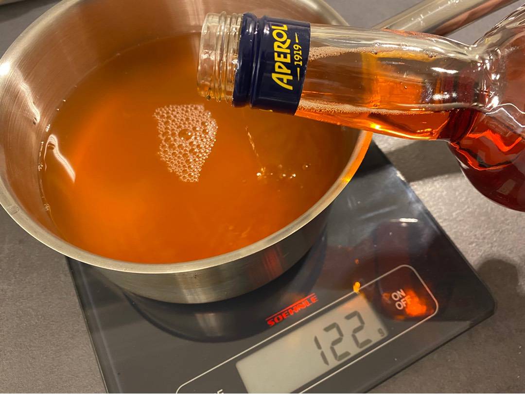 Hot Aperol recept – 3. lépés
