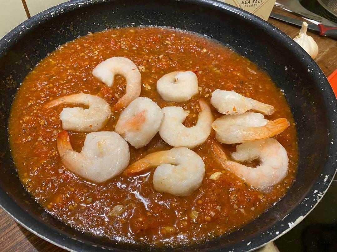 Paradicsomos-garnélás spaghetti recept – 6. lépés
