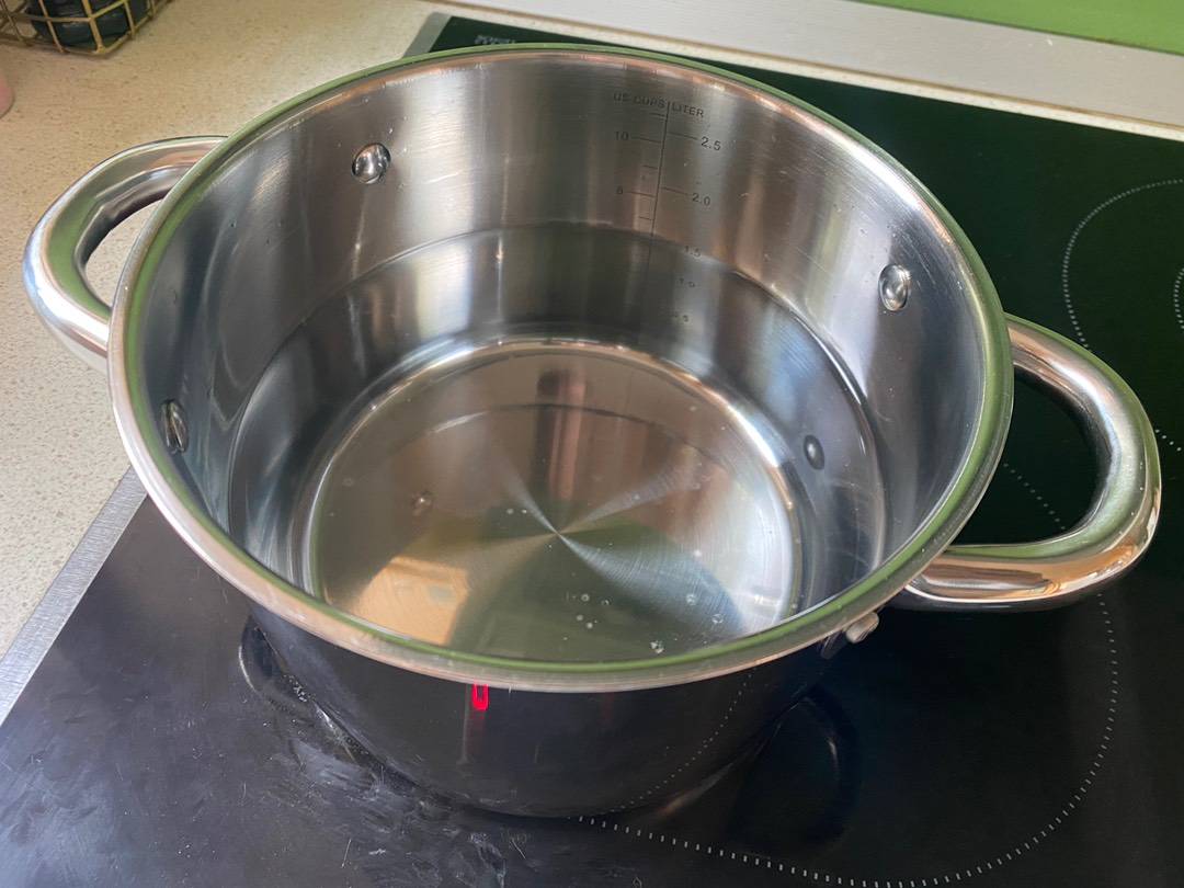 Zöldborsófözelék Thermomixben recept – 1. lépés