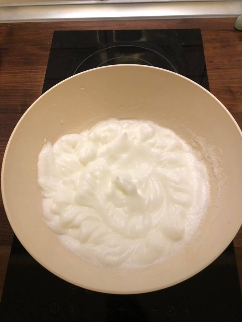 Piskóta nutellás mascarpone krémmel és málnával recept – 3. lépés