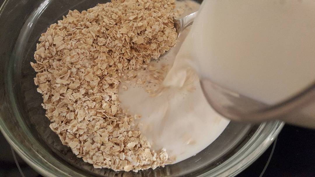 Banános zabkása recept – 2. lépés