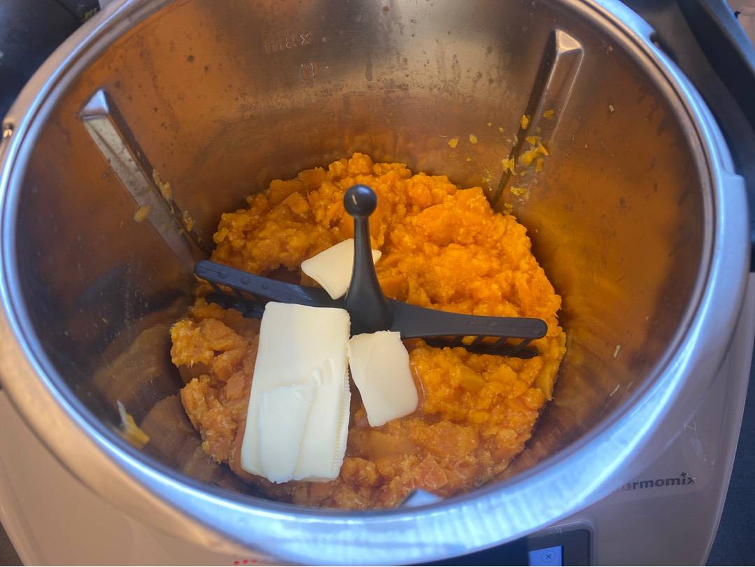 Édesburgonya püré köret Thermomixben recept – 4. lépés