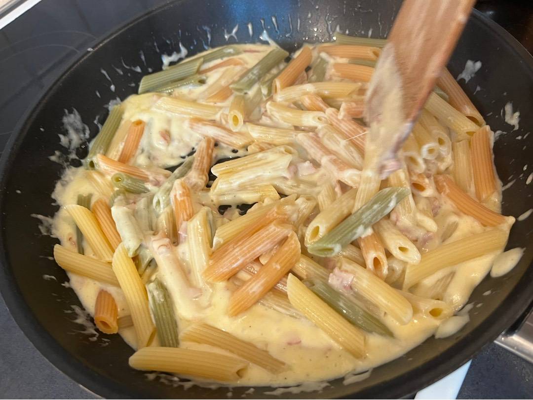 Mascarponés-sonkás penne recept – 7. lépés