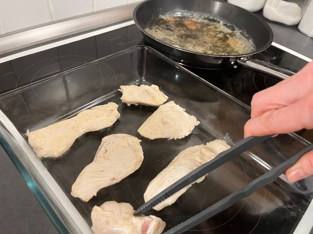 Körtés-camembertes csirkemell recept – 5. lépés