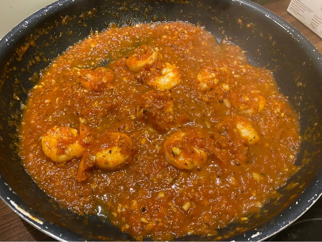 Paradicsomos-garnélás spaghetti recept – 6. lépés