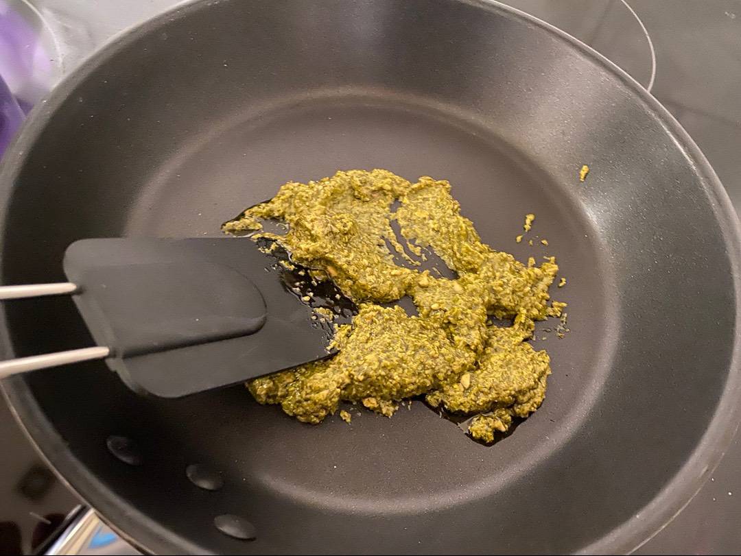 Egyszerű pesztós tészta recept – 2. lépés