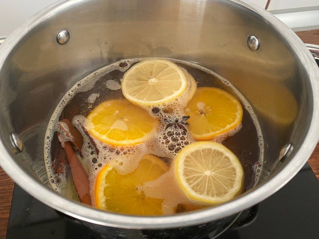 Forralt fehérbor recept – 4. lépés
