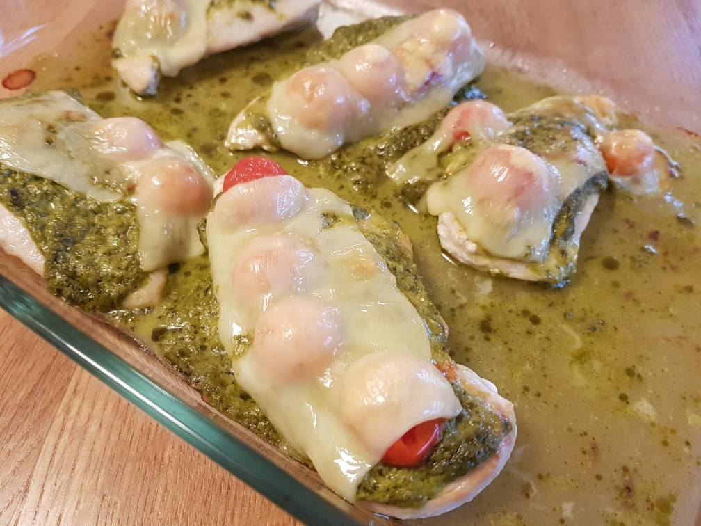 Pestós csirkemell recept – 8. lépés