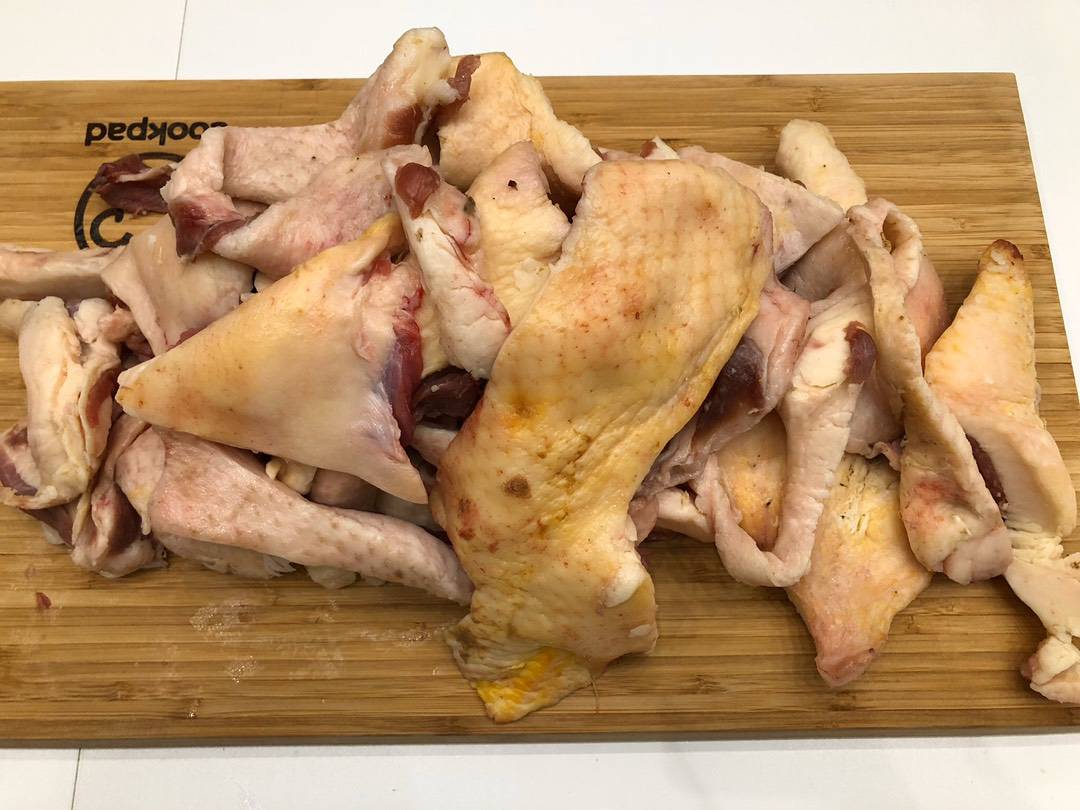 Libatepertő recept – 1. lépés