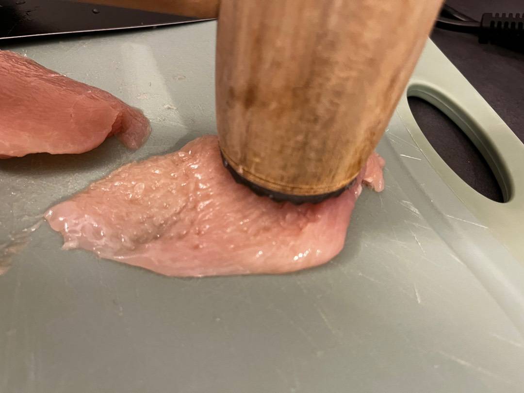 Körtés-camembertes csirkemell recept – 1. lépés