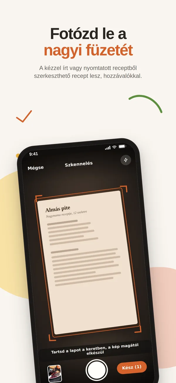 Lefőzlek app: Fotózd le a nagyi füzetét