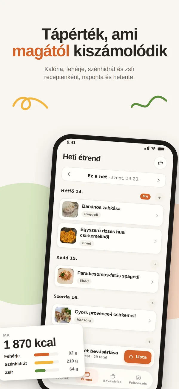 Lefőzlek app: Tápérték, ami magától kiszámolódik