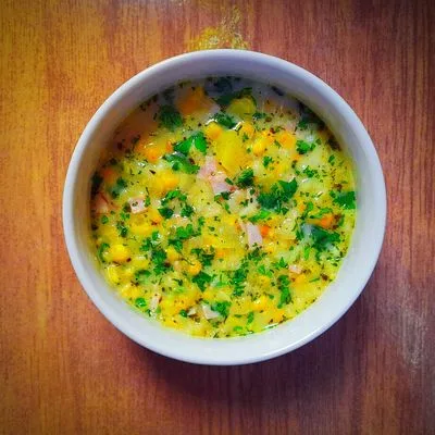 Füstölt pulykás kukoricaleves kagylótésztával🌽👌 – 7. lépés