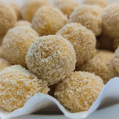Rántott mozzarella golyók – 3. lépés