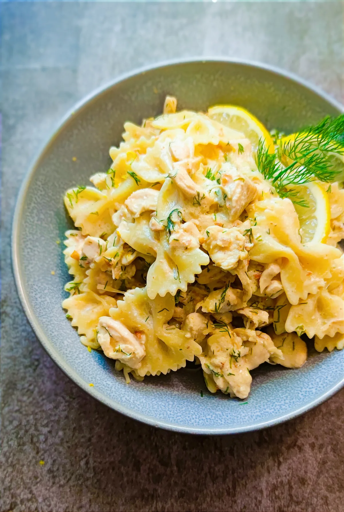 Kapros-citromos csirkés masni tészta recept fotó