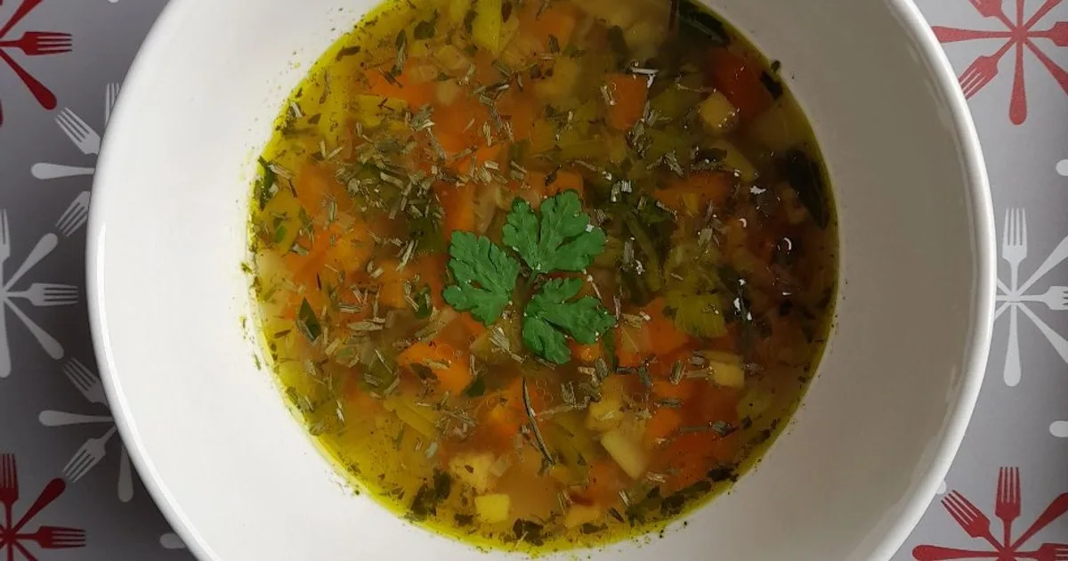Francia parasztleves recept fotó
