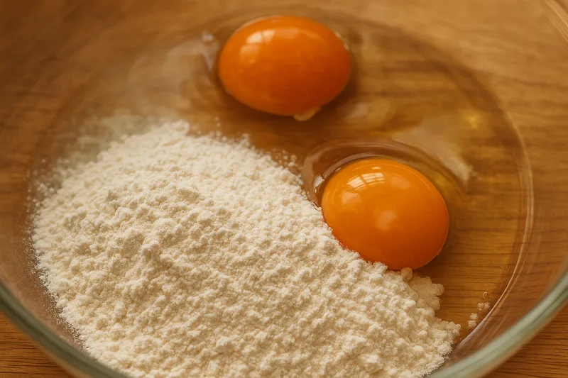 Keksz és gofri között - édes tallér – 1. lépés
