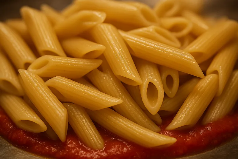 Bacon - paradicsomos penne – 7. lépés