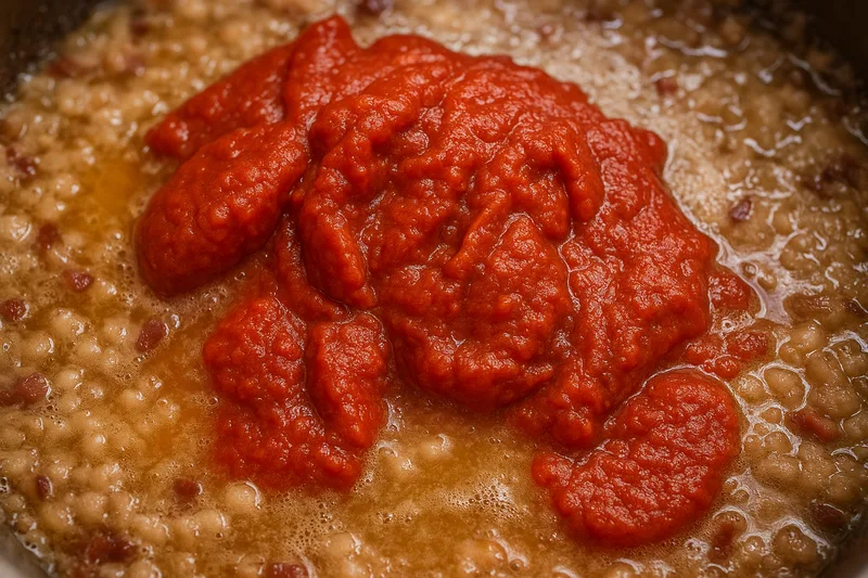 Bacon - paradicsomos penne – 5. lépés