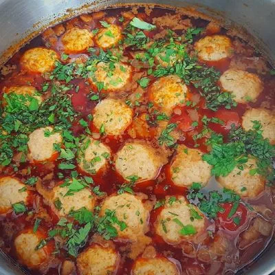 Húsgombócos tarhonyaleves alföldiesen 🇭🇺👌 – 7. lépés