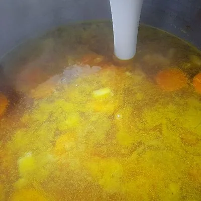 Sárgarépa krémleves medici módra Erős Pistás csipetkével 🇭🇺👌 – 4. lépés