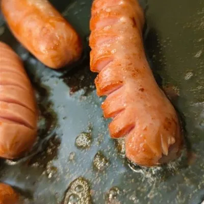 Töltött Hot - Dog kiflik – 2. lépés