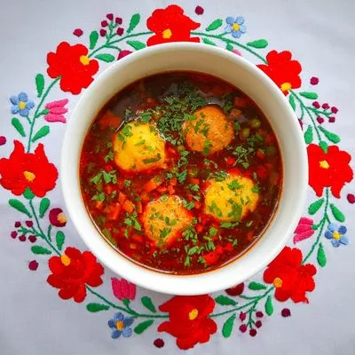 Gombócleves Mr. Soup módra 🇭🇺👌 – 8. lépés