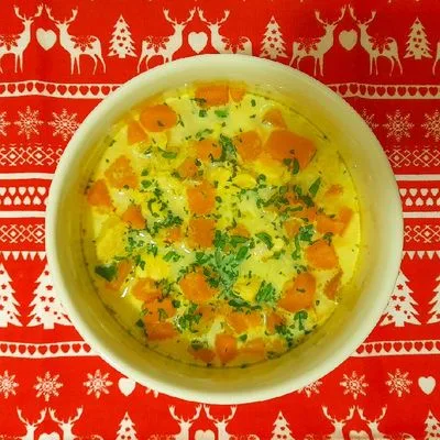 Sáfrányos csirkeleves édesburgonyával 👌🎄 – 5. lépés