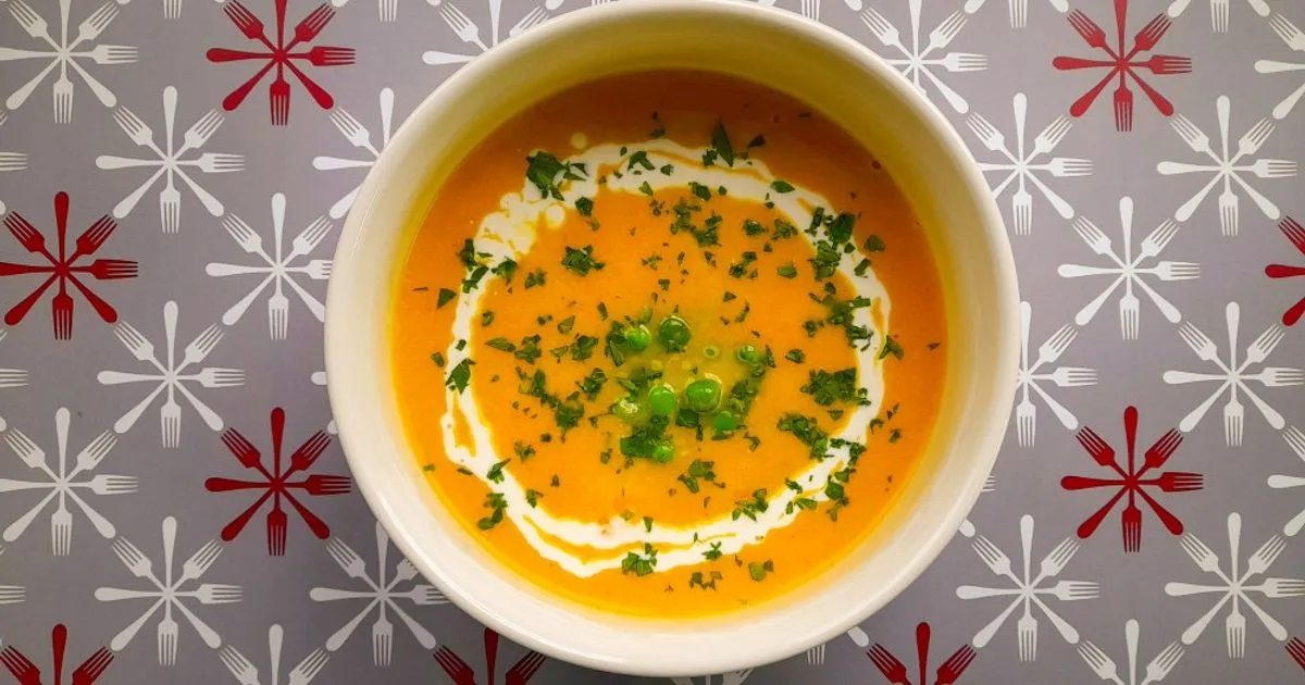 Sárgarépa krémleves medici módra Erős Pistás csipetkével 🇭🇺👌 recept fotó