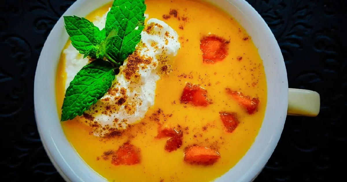 Kecskeméti barackleves hidegen 🍑 🏖👌(főzés nélküli) recept fotó