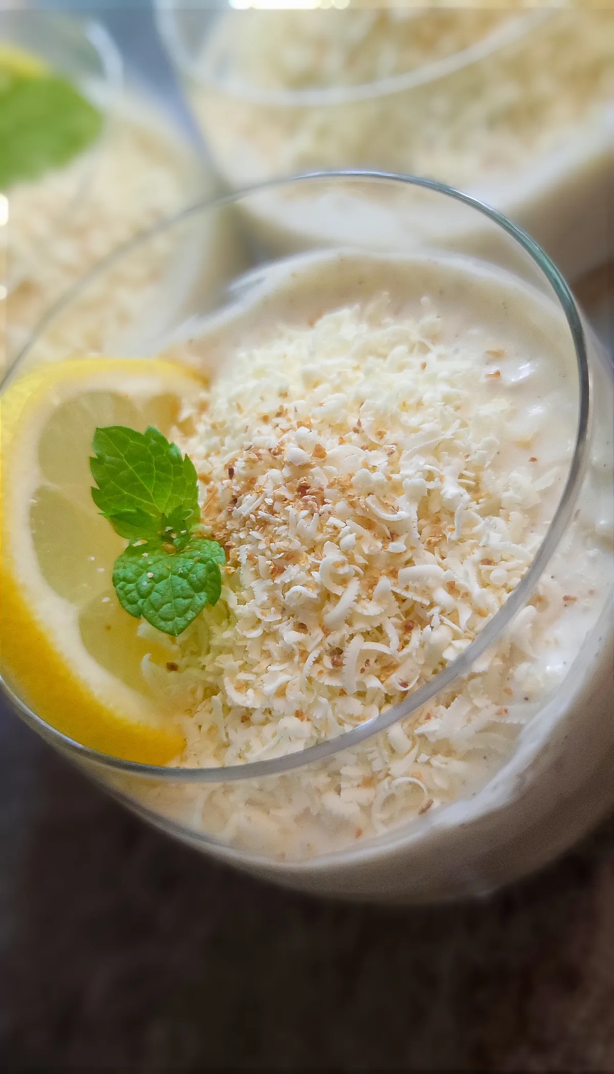 Citromfelhő pohárkrém recept fotó