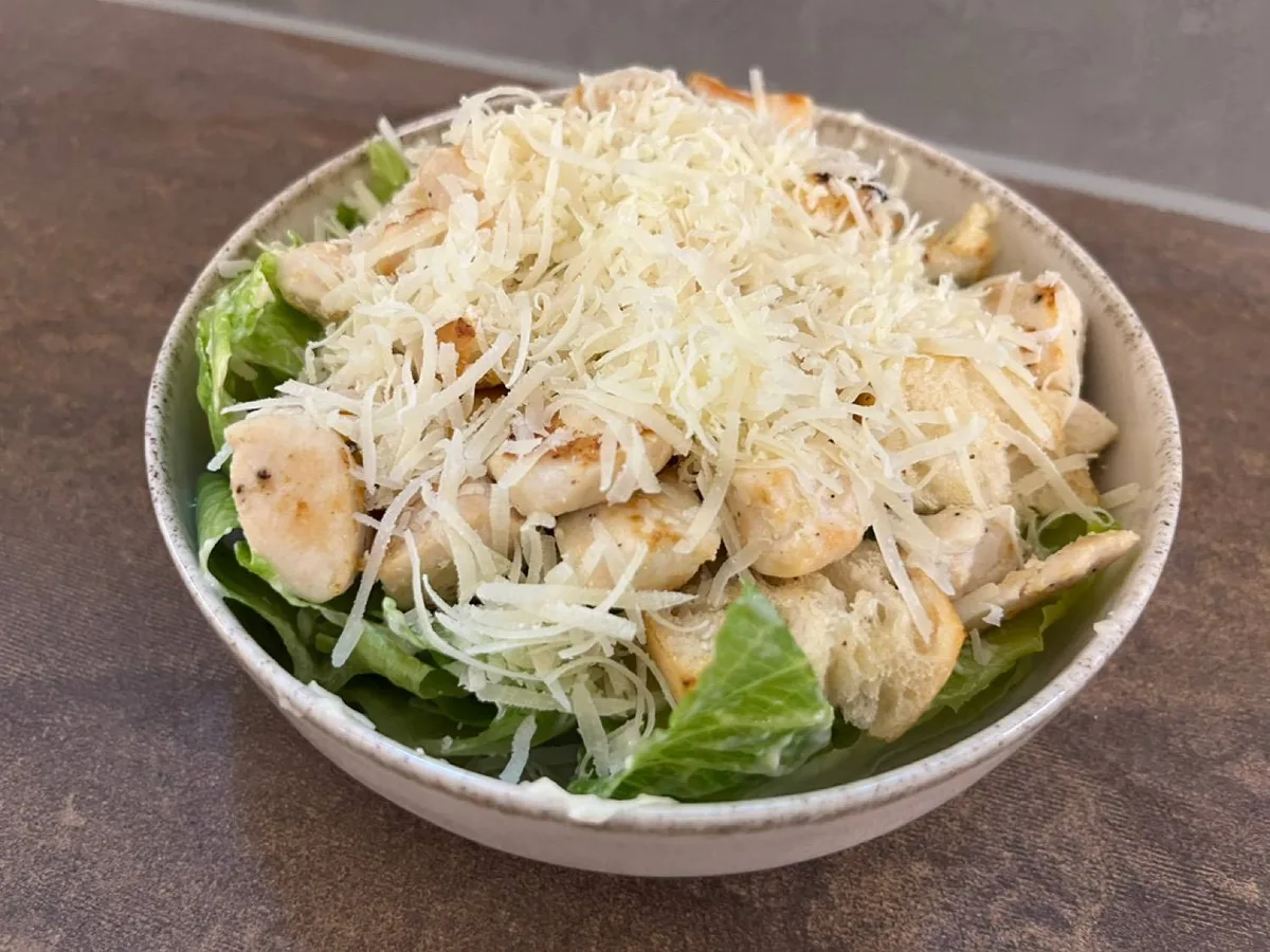 Caesar saláta újragondolva recept recept fotó