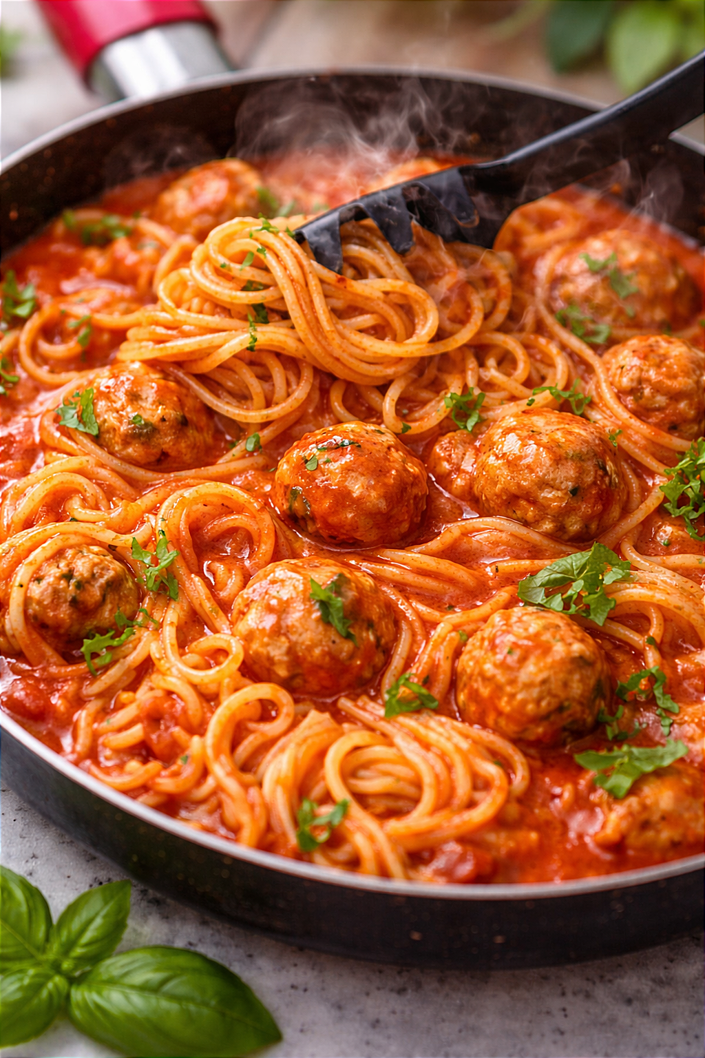 Paradicsomos - húsgombóc recept fotó