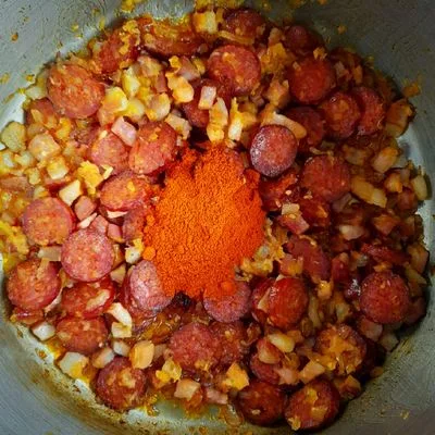 Kolbászos bableves krumpligombóccal 🇭🇺👌 – 3. lépés