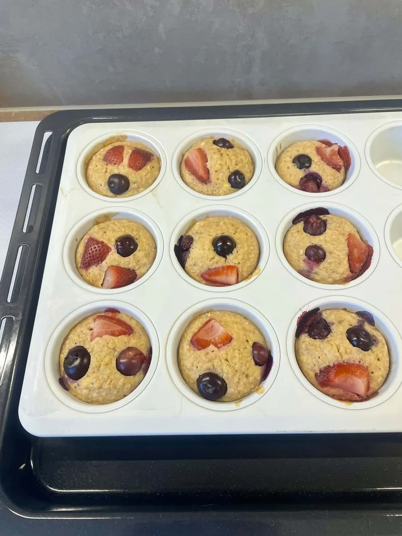 Banános protein muffin – 1. lépés