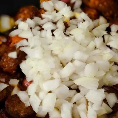 🥘A kincs, ami bab - gyors Bud Spencer hangulatú hagymás bab ⚡ – 3. lépés