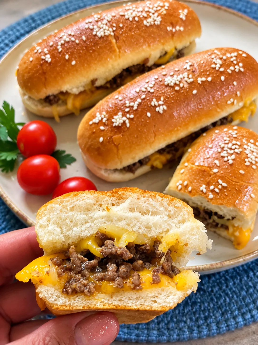 Cheeseburger kifli – Mónika módra – főfotó