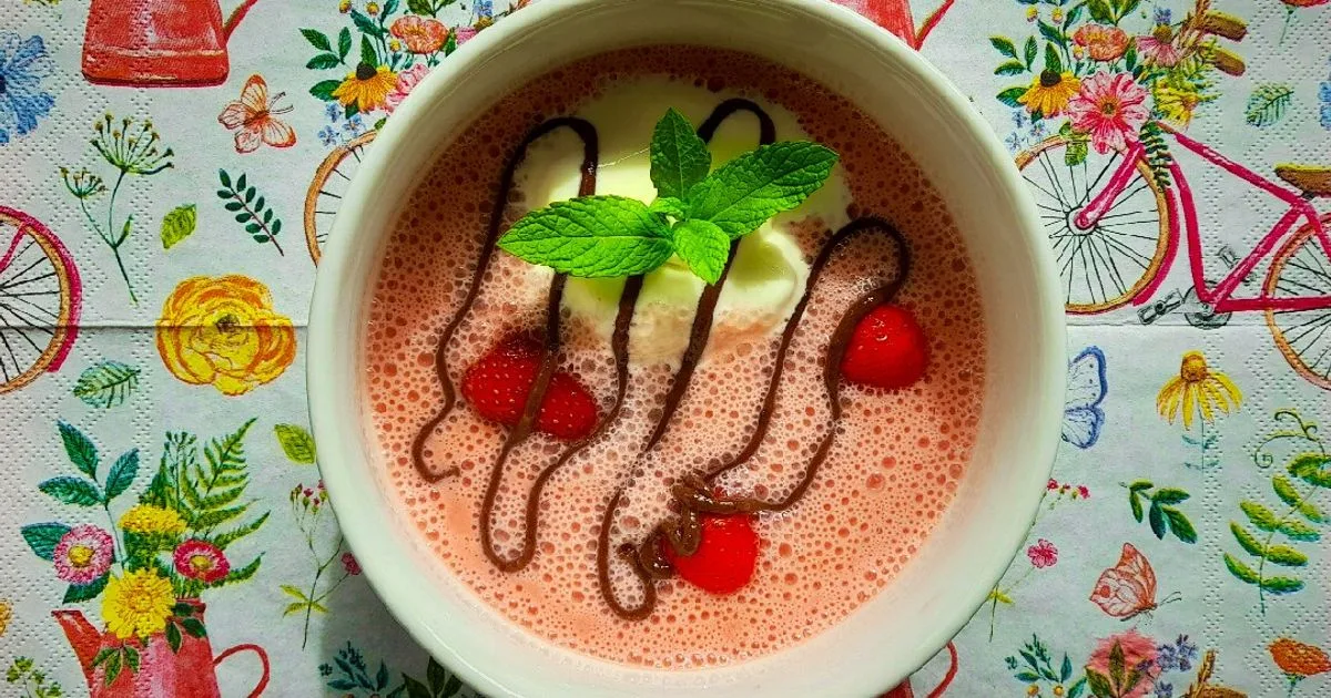 Narancsos eperleves vanília fagylalttal és csokikrémmel 🍓👌 recept fotó