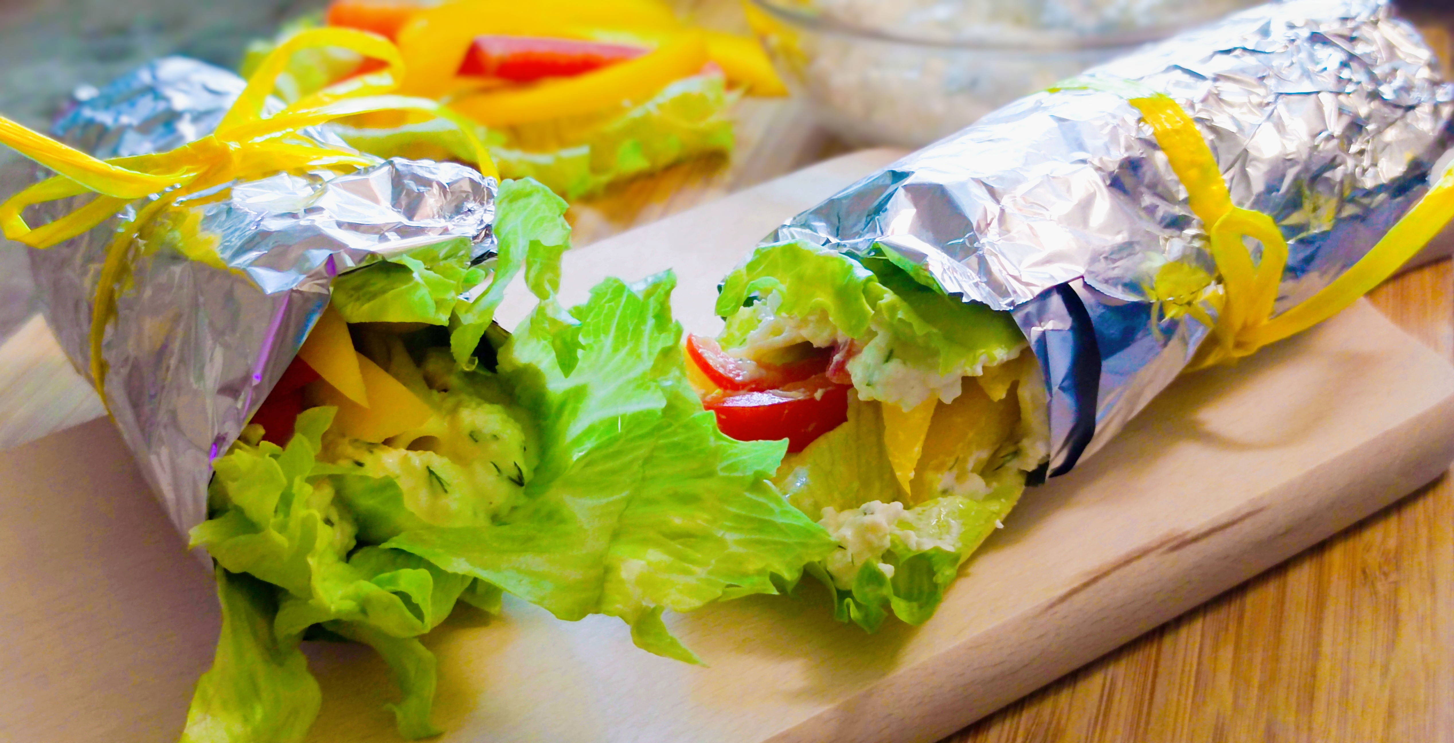 Mónika-Wrap" (Kenyérmentes Gourmet Tekercs) recept fotó