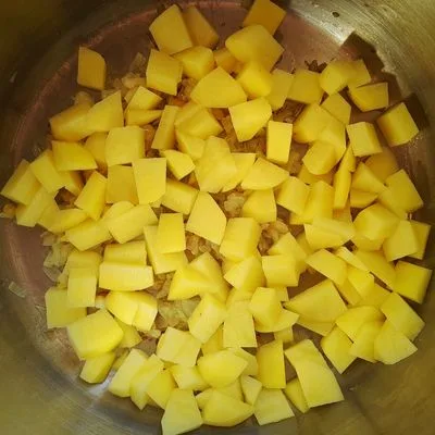 Füstölt pulykás kukoricaleves kagylótésztával🌽👌 – 2. lépés