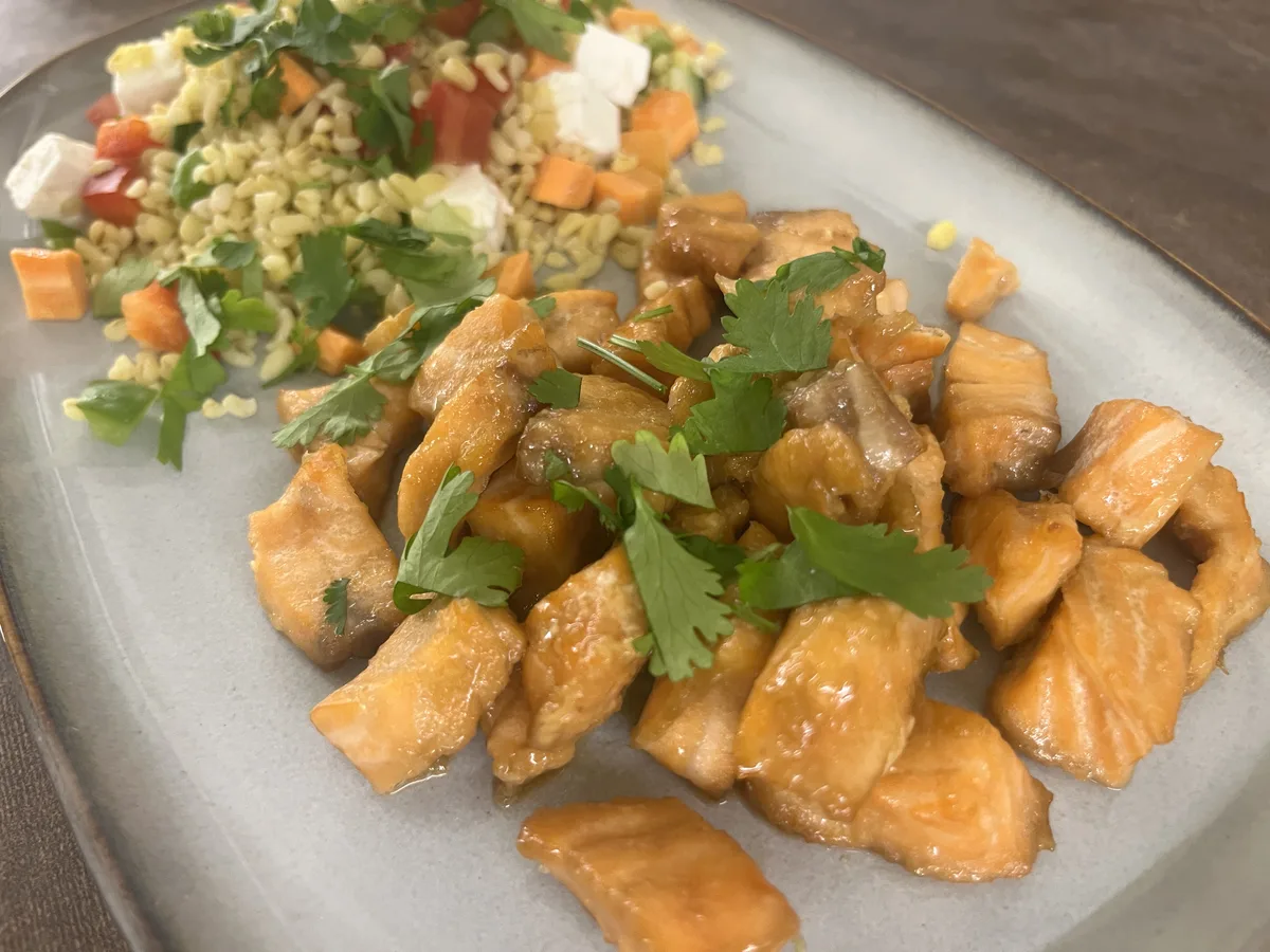 Gyömbéres-szójás lazac – főfotó