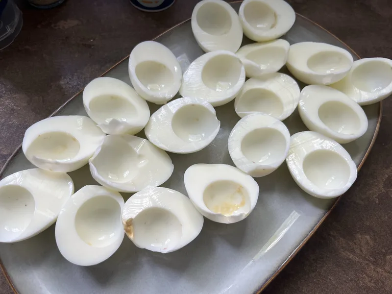 Húsvéti töltött tojás recept (Kaszinótojás) – 2. lépés